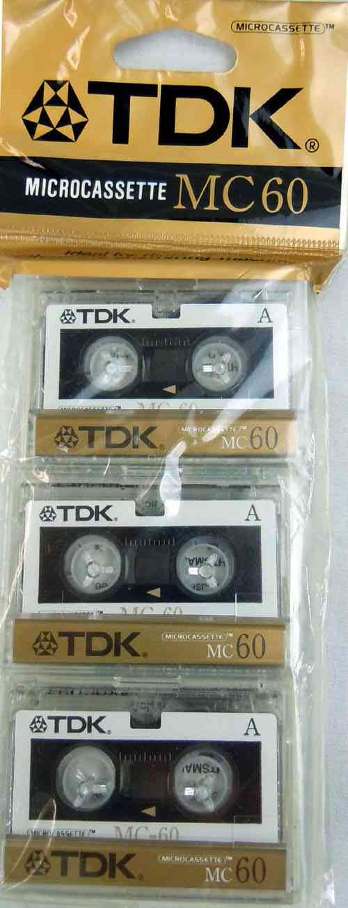 TDK MC60 (MICROCASSETTE ITEM DMC60U3) worldrecords.gr
